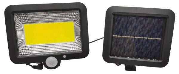 LED Solarni reflektor s senzorjem DUO LED/1W/3,7V IP44