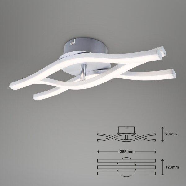 Briloner 3186-039 - LED Nadgradni lestenec GO 3xLED/6W/230V