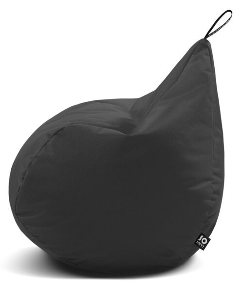 Siva vreča za sedenje Drop L – So Soft?