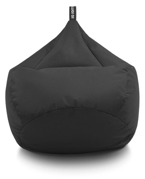 Siva vreča za sedenje Drop L – So Soft?