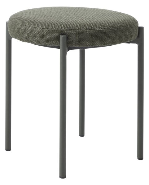 Kaki zelen kovinski stolček Pelican – Unique Furniture