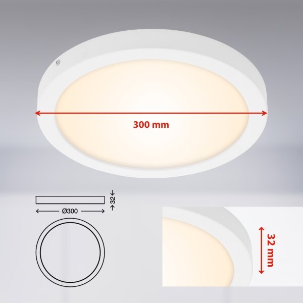 Briloner 7141-016 - LED Stropna svetilka FIRE LED/21W/230V