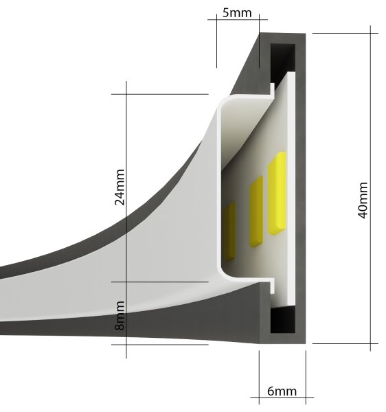 Thoro TH.220 - LED Lestenec na vrvici RIO LED/30W/230V CRI90 3000K d. 55 cm zlata