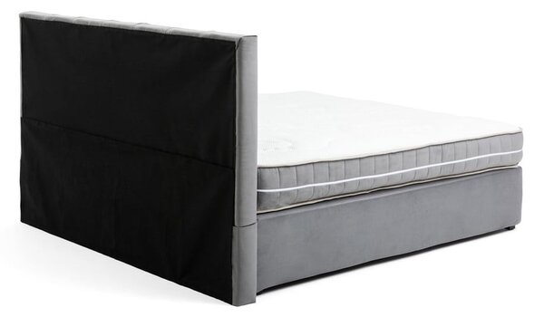 Siva boxspring postelja 180x200 cm Olia Bold Line – Bonami Selection
