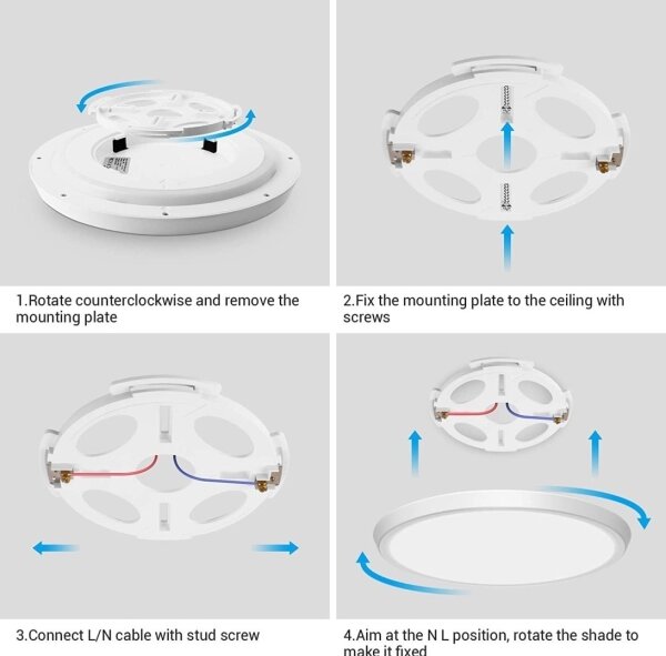 Immax NEO 07164-40- LED RGB+CCT Zatemnitvena svetilka 50W/230V Wi-Fi Tuya + Daljinski upravljalnik