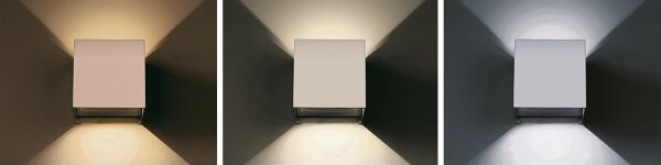 Solight WO801-W - LED Zunanja stenska svetilka PARMA LED/6W/230V IP54 bela