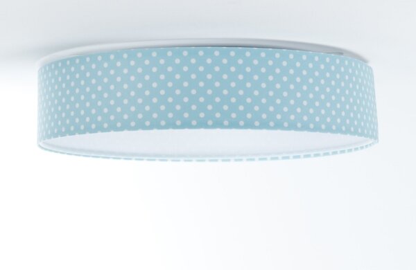 LED Stropna svetilka GALAXY KIDS LED/24W/230V pikice turkizna/bel