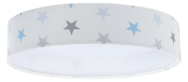 LED Stropna svetilka GALAXY KIDS LED/24W/230V zvezde bela/siva/modra