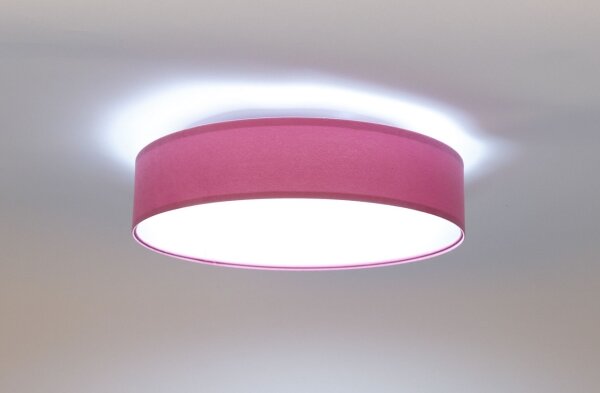 LED Stropna svetilka GALAXY LED/24W/230V roza/srebrna