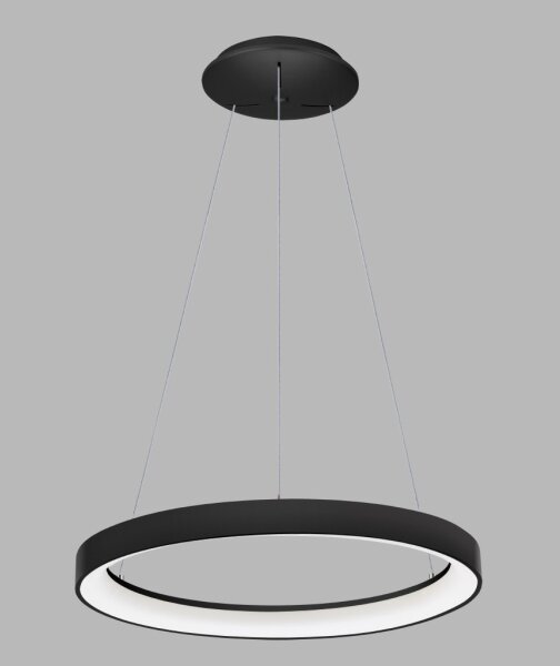 LED2 - LED Lestenec na vrvici BELLA LED/48W/230V 3000K/4000K črn