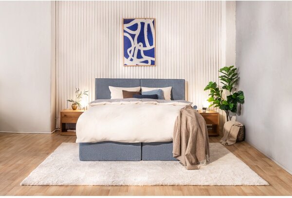 Modra boxspring postelja 160x200 cm Olia Bold – Bonami Selection