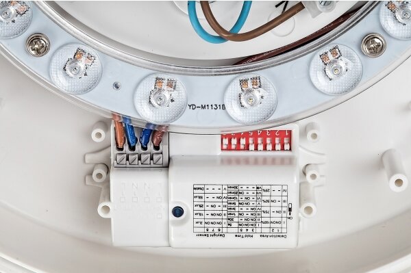 Rabalux 75012 - LED Stropna svetilka s senzorjem LARCIA LED/19W/230V IP44 bela