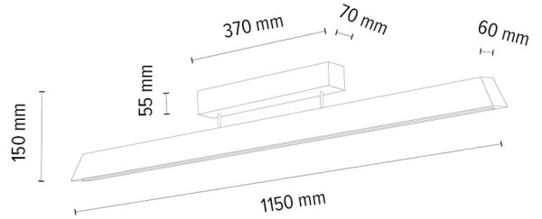 Spot-Svetilka 4037400800000 - LED Zatemnitveni lestenec 3xLED/14W/230V hrast