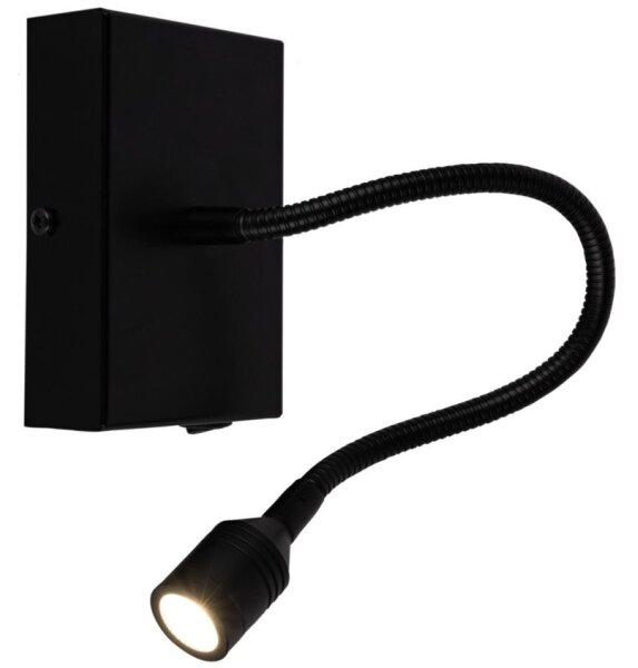 Spot-Light 5720104 - LED Stenska svetilka LECTOR LED/2,5W/230V črna