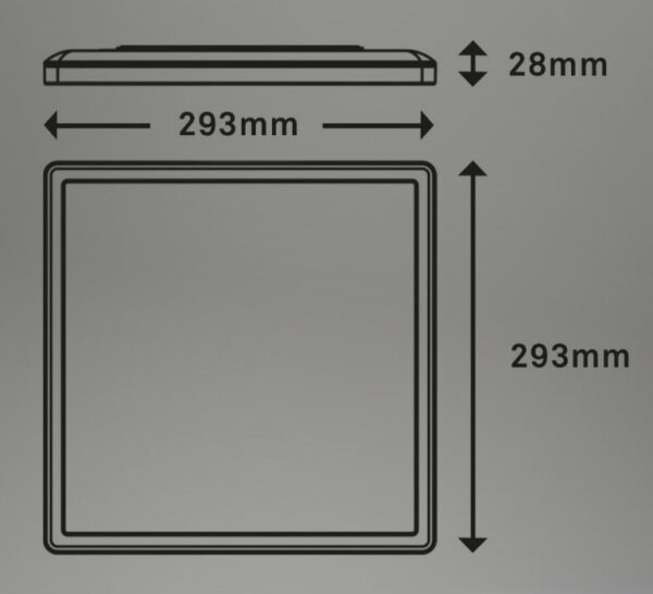 Briloner 7081-015 - LED Zatemnitvena svetilka SLIM LED/18W/230V 2700-6500K + Daljinski upravljalnik