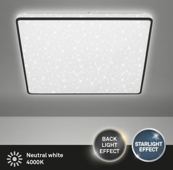 Briloner 3749-415 - LED Stropna svetilka LINO LED/24W/230V črna