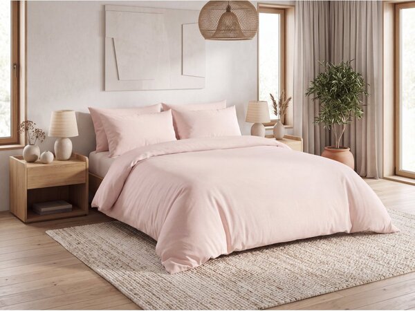 Bombažna posteljnina LINIE PINK roza Dimenzije posteljnine: 70 x 90 cm | 140 x 200 cm
