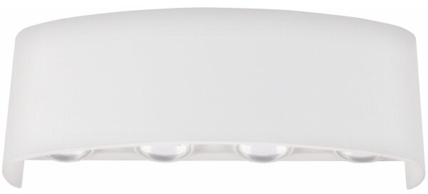 Top Light - LED Zunanja stenska svetilka LED/8W/230V IP44 4000K bela