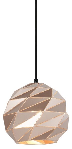 ITALUX PND-2424-1S-GD -Lestenec na vrvici PALERMO 1xE27/40W/230V pr. 23 cm Rosegold