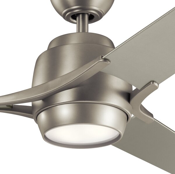 Kichler KLF-ZEUS-60-BN -LED Zatemnitveni stropni ventilator ZEUS LED/10W/230V + Daljinski upravljalnik