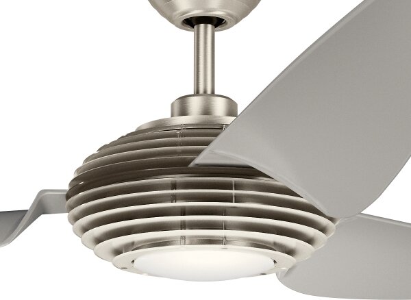 Kichler KLF-VOYA-60-BS -LED Zatemnitveni stropni ventilator VOYA LED/14W/230V + Daljinski upravljalnik