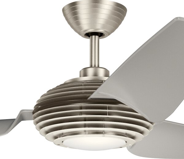 Kichler KLF-VOYA-60-BS -LED Zatemnitveni stropni ventilator VOYA LED/14W/230V + Daljinski upravljalnik