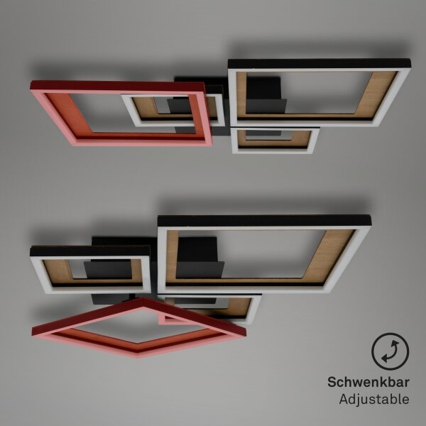 Brilo - LED Zatemnitveni nadgradni lestenec FRAME LED/38W/230V