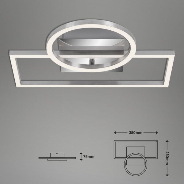 Briloner - LED Zatemnitvena stropna svetilka FRAMES LED/19W/230V