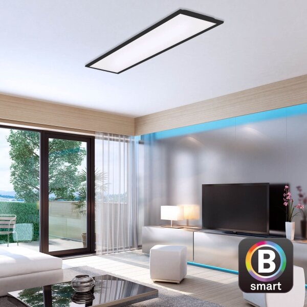 Brilo - LED Zatemnitvena stropna svetilka PIATTO LED/28W/230V Wi-Fi Tuya + Daljinski upravljalnik