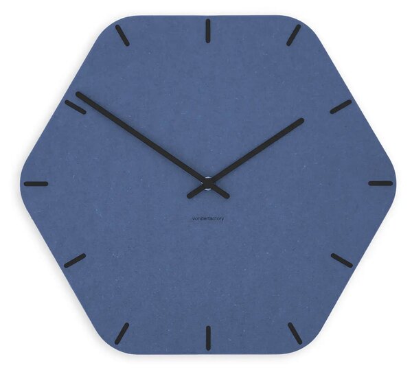 Stenska ura Luxhora Pura Hex Dark Blue 11 barv kazalcev