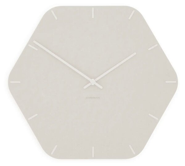 Stenska ura Luxhora Pura Hex White 10 barv kazalcev