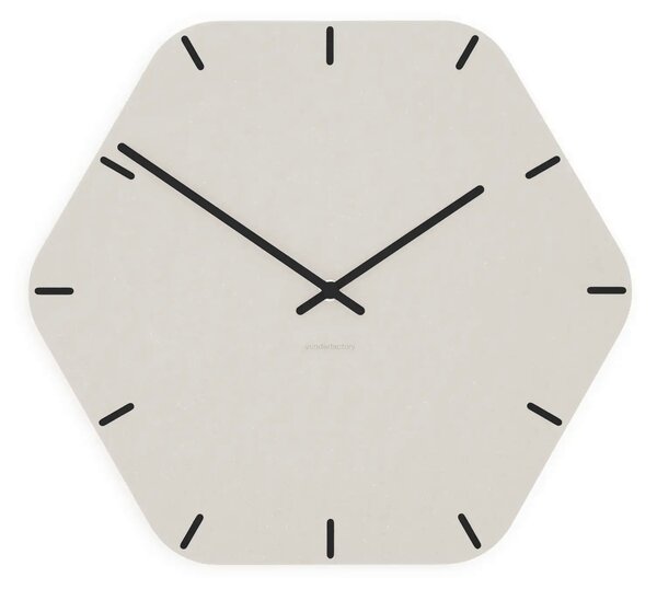Stenska ura Luxhora Pura Hex White 10 barv kazalcev