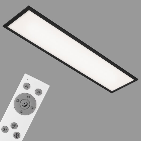 Brilo - LED Zatemnitvena stropna svetilka PIATTO LED/24W/230V 100x25 cm + Daljinski upravljalnik