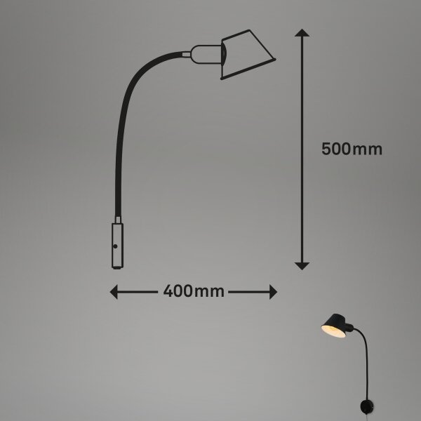 Briloner - Stenska svetilka BRELLO 1xE27/10W/230V