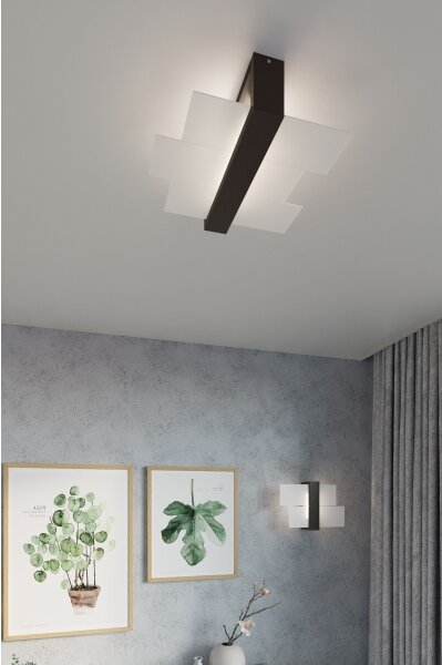 Brilagi - LED Stenska svetilka HERA 1xE27/7,5W/230V wenge