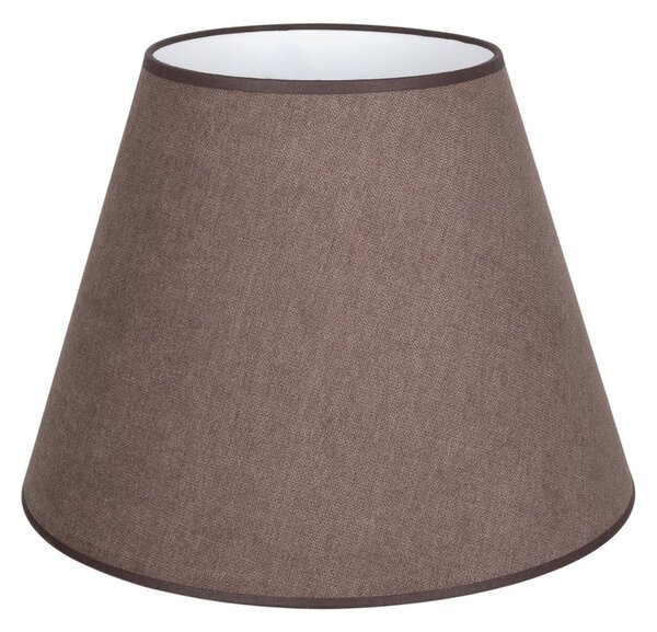 Duolla Svetilni senčnik Cone, rjav, višina 30 cm, tekstil, Rjava / rjasta, Tkanine / tekstil