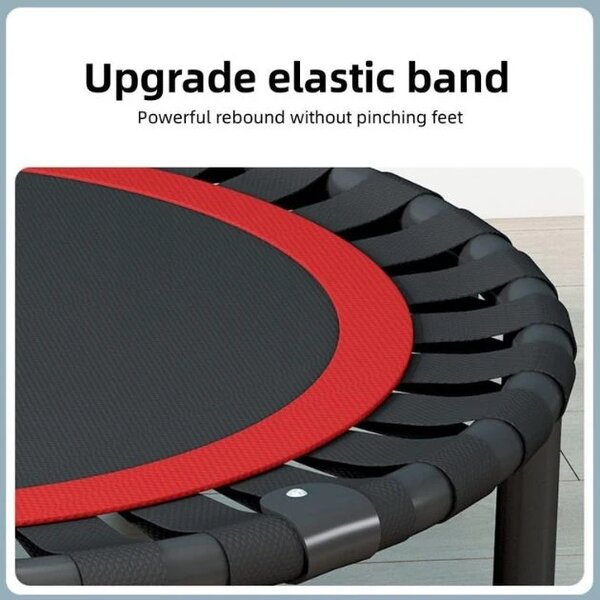 Bouncepro™ Zložljiv Trampolin Z Nastavljivim Ročajem
