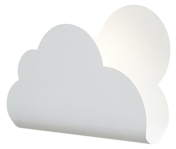 Otroška stenska svetilka bela oblak s soncem - Cloudy