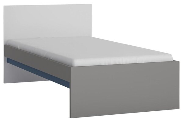 Modern Living Postelja Laser, Bela, Siva, 90x200cm