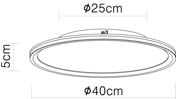 Globo 41588D1 - LED Stropna svetilka BELISSA LED/39W/230V pr. 40 cm