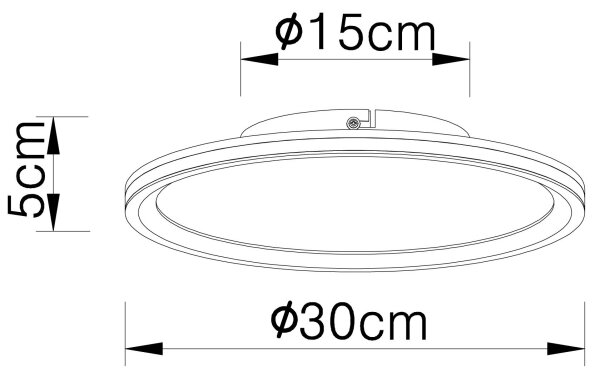 Globo 41588D - LED Stropna svetilka BELISSA LED/30W/230V pr. 30 cm