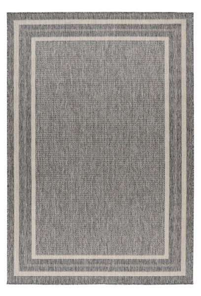 RAVNO TKANA PREPROGA 200/290 cm tkano srebrne barve