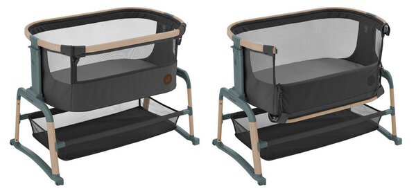OBPOSTELJNA POSTELJICA Iora Air 52,3/74,7/97 cm temno siva