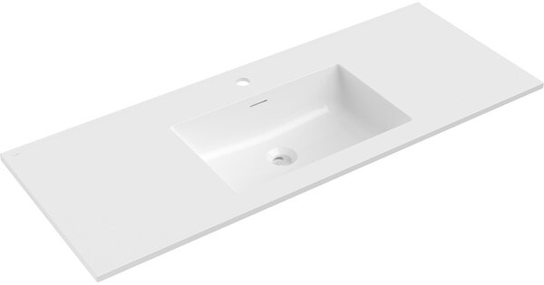 Mexen Otis vgradni umivalnik 121 x 46,5 cm, bel sijaj - 25181200