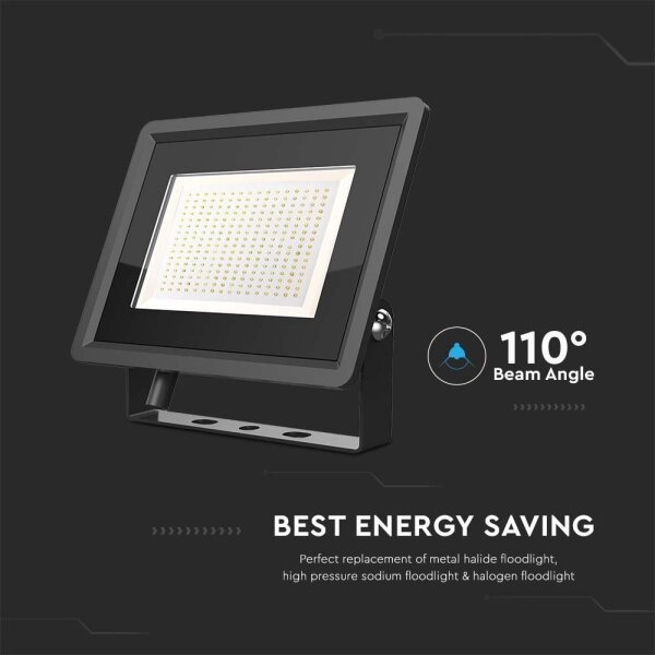 LED Zunanji reflektor LED/200W/230V 6500K IP65 črna