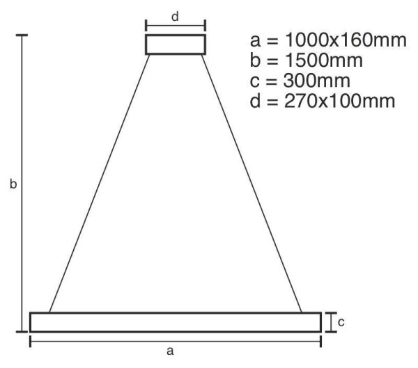 LED Zatemnitveni kristalni lestenec na vrvici LED/95W/230V + Daljinski upravljalnik