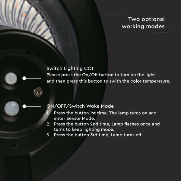 LED Solarna stenska svetilka LED/15W/3,2V 4000K/6000K IP65