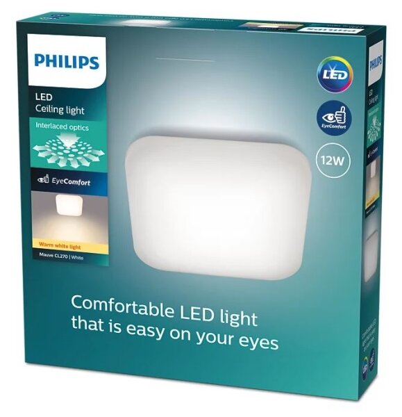 Philips - LED Stropna svetilka MAUVE LED/12W/230V 2700K