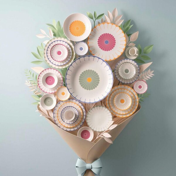 SKLEDA ZA SOLATO Fleur Couleur 24/12 cm