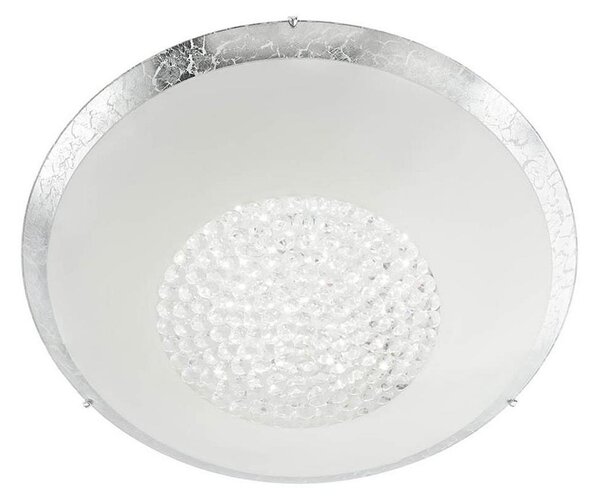 Redo 05-898 - LED Kristalna stropna svetilka RA LED/12W/230V pr. 30 cm srebrna